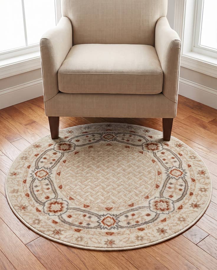 Detail image of 3' x 3' Charlotte Round Rug
