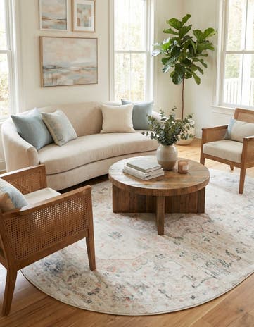 7' 10 x 10' Madeline Vintage Oval Rug