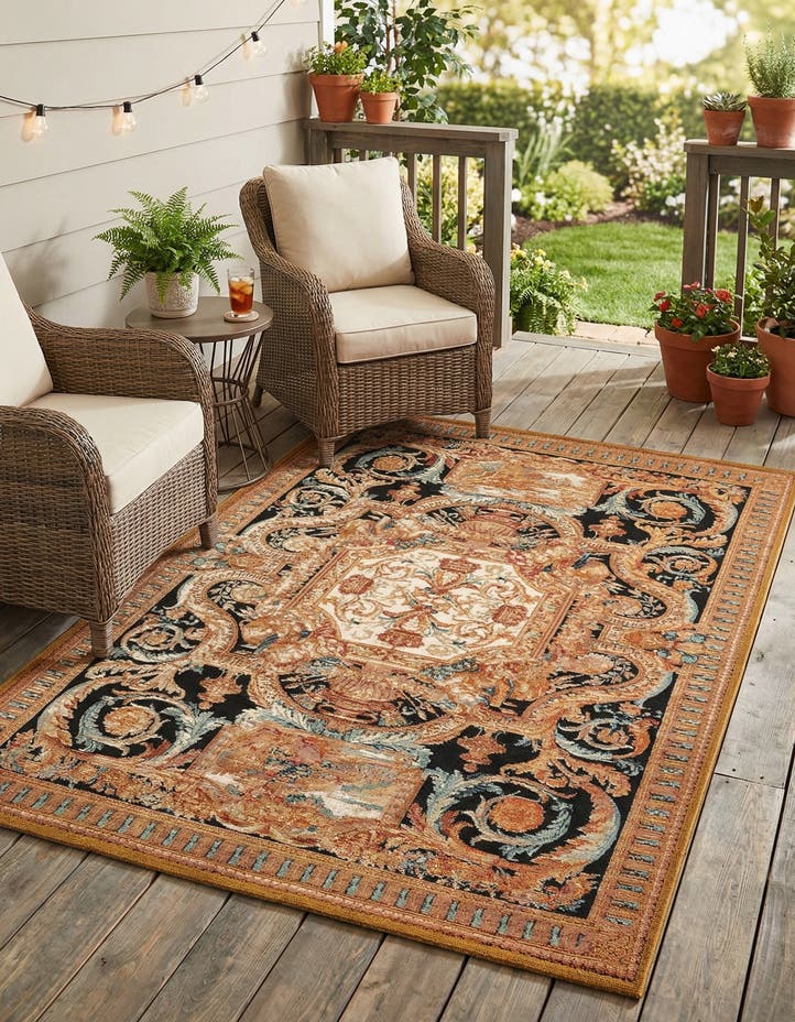 4' x 6' Easy-Clean Traditional Indoor / Ou...