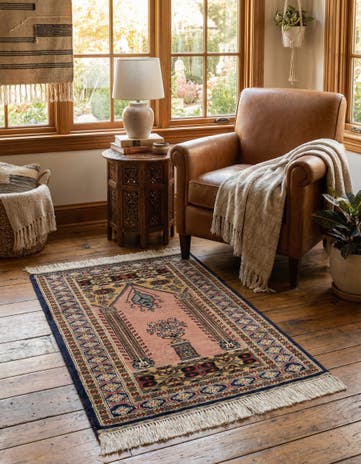 2' 8 x 4' 3 Hand Knotted Bokhara Oriental Wool Rug