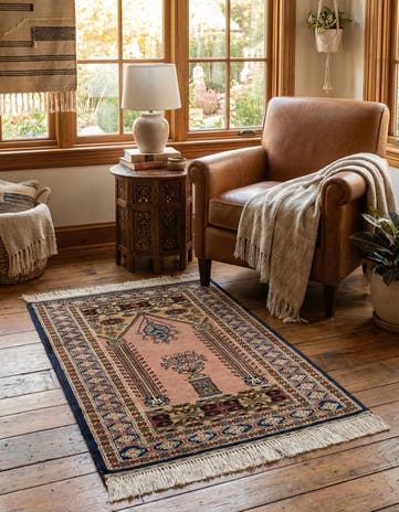 2' 8 x 4' 3 Hand Knotted Bokhara Oriental Wool Rug