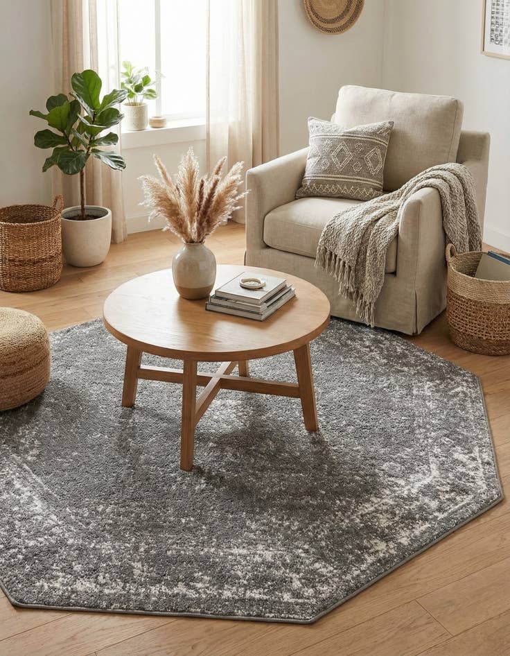 Detail image of  5' 3 x 5' 3 Monte Carlo Octagon Rug