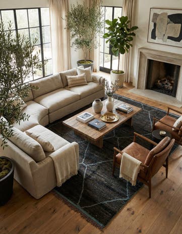 7' 11 x 10' 8 Hand Knotted Moroccan Wool Rug