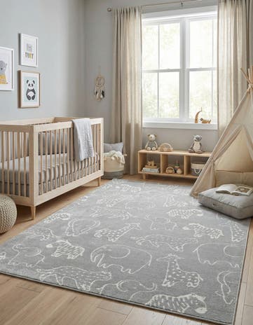 7' x 10' Whimsy Kids Rug