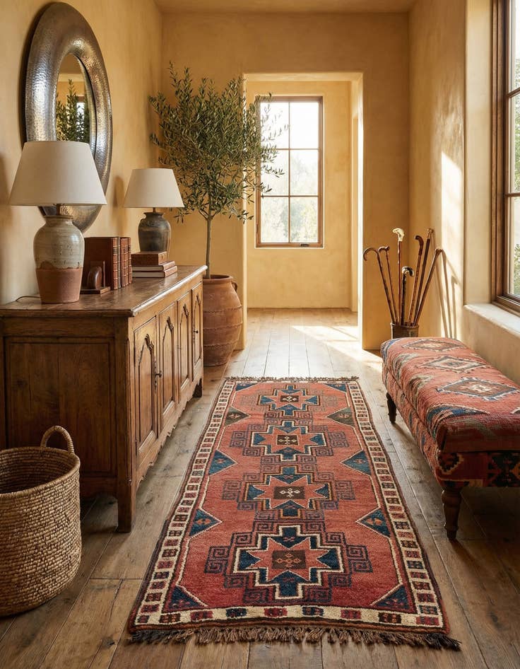 Detail image of 4' 4 x 10' 4 Herki Rug