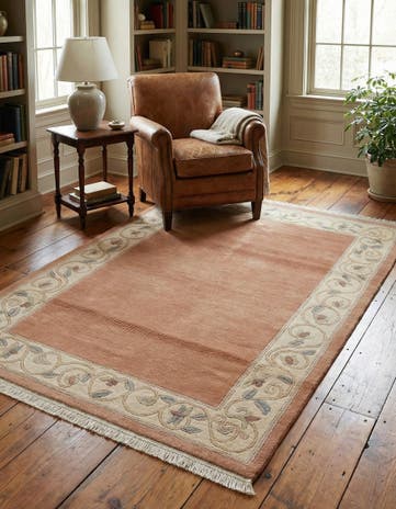 3' 11 x 5' 10 Hand Knotted Tibet Wool Rug