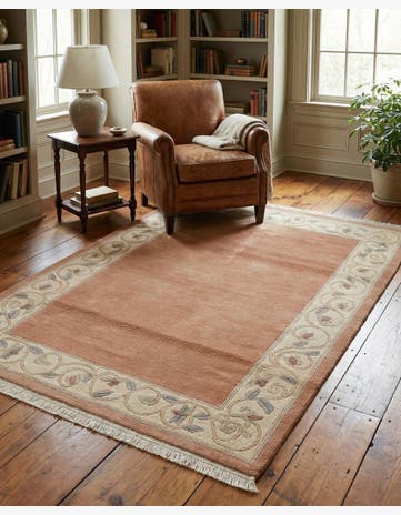 3' 11 x 5' 10 Hand Knotted Tibet Wool Rug