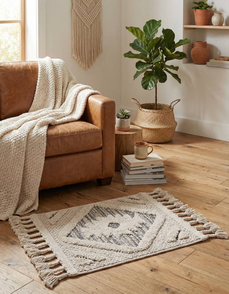 Detail image of 1' 4 x 1' 4 Arlo Sample Rug