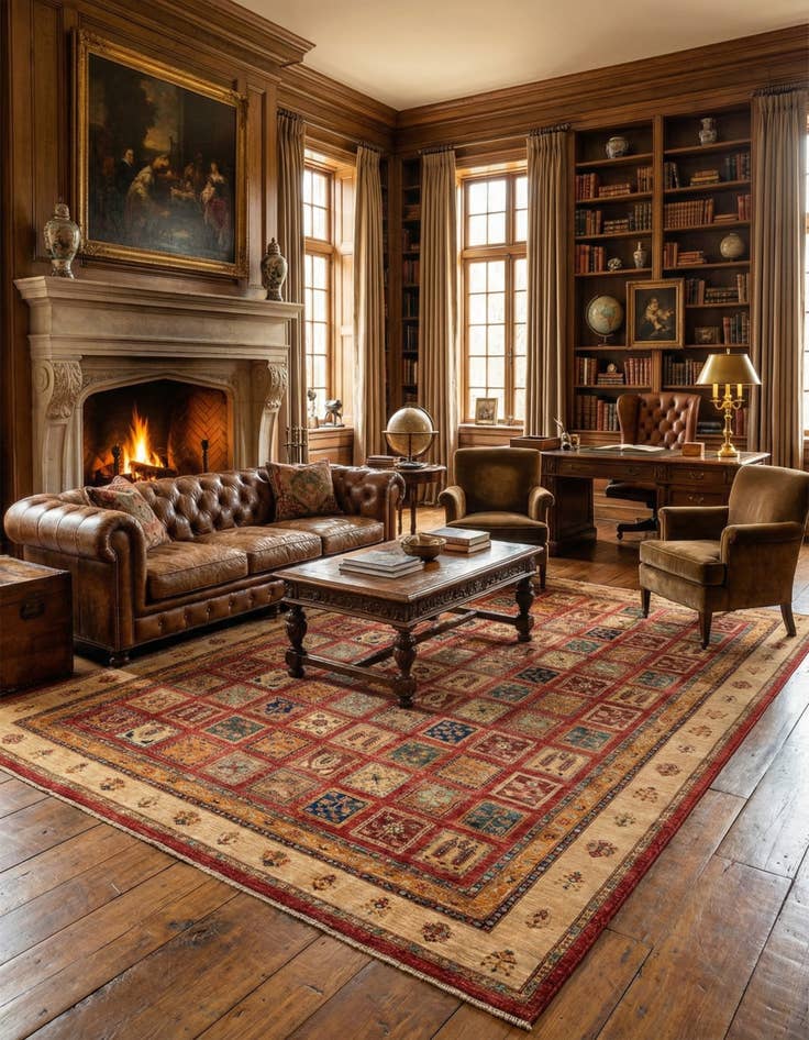 Detail image of 10' x 13' 3  Hand Knotted Ariana Ziegler Rug