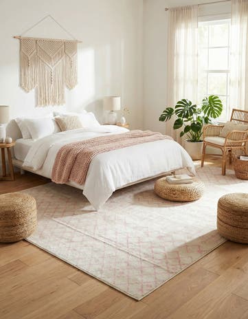 10' 8 x 14' Moroccan Trellis Rug