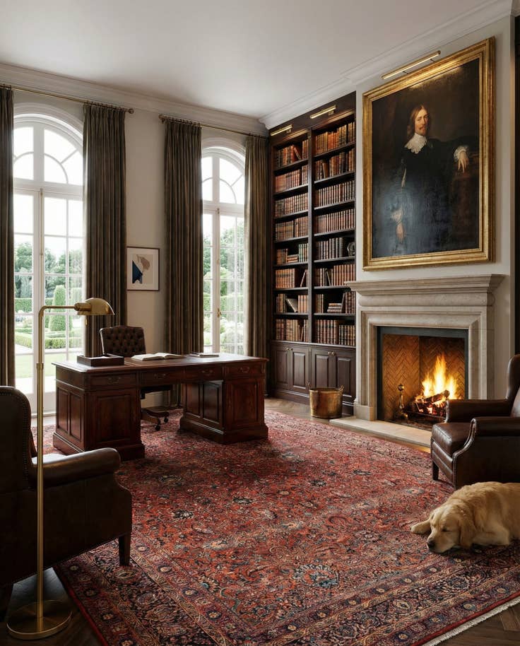 Detail image of 13' 5 x 23' 4 Sarouk Rug