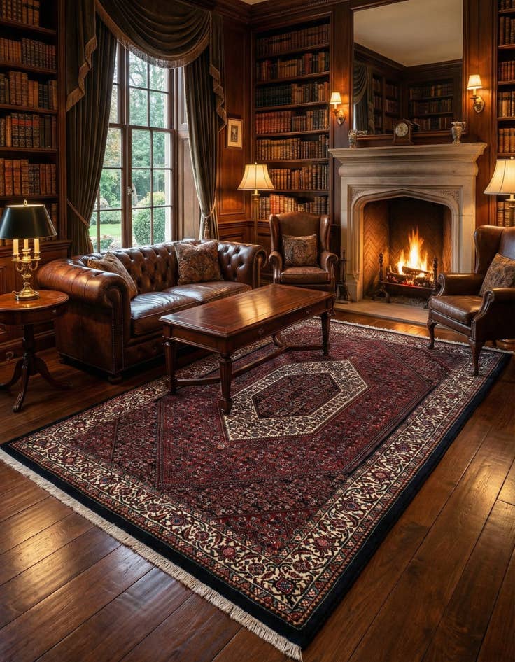 Detail image of  3' 8 x 6' 1 Bidjar Wool Rug