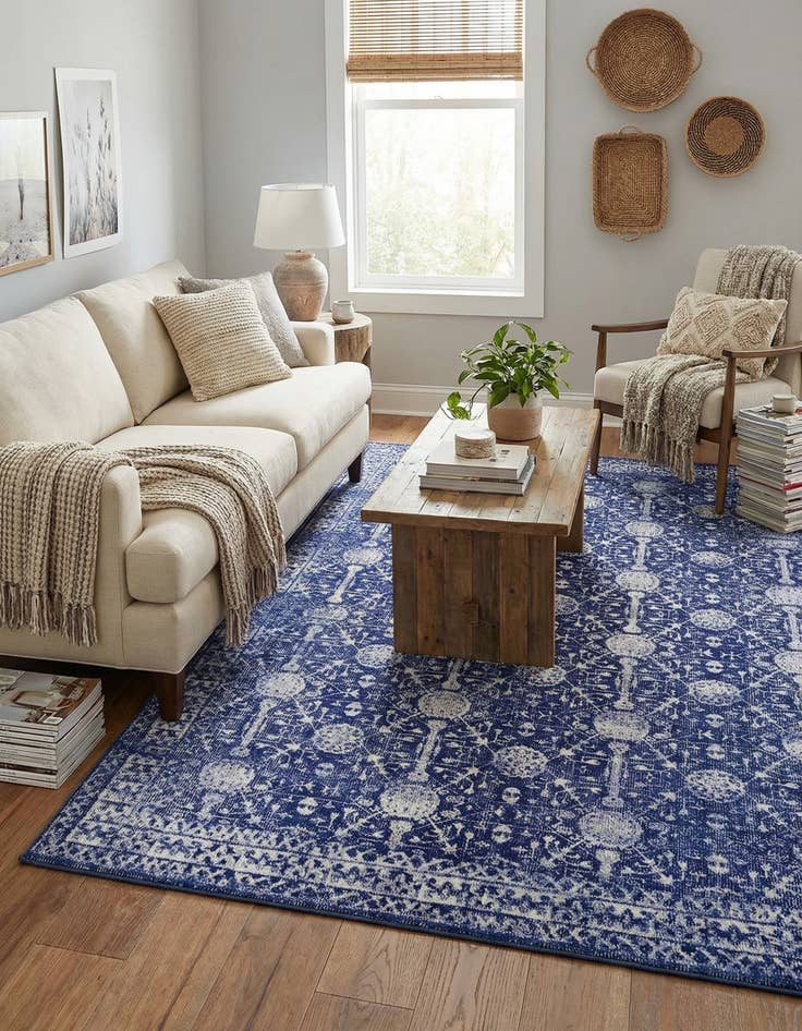 Detail image of 7' 6 x 10' 6 Washable Timeless Rug