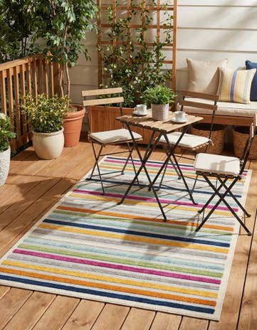 5' 3 x 8' Easy-Clean Aruba Indoor / Outdoor Rug