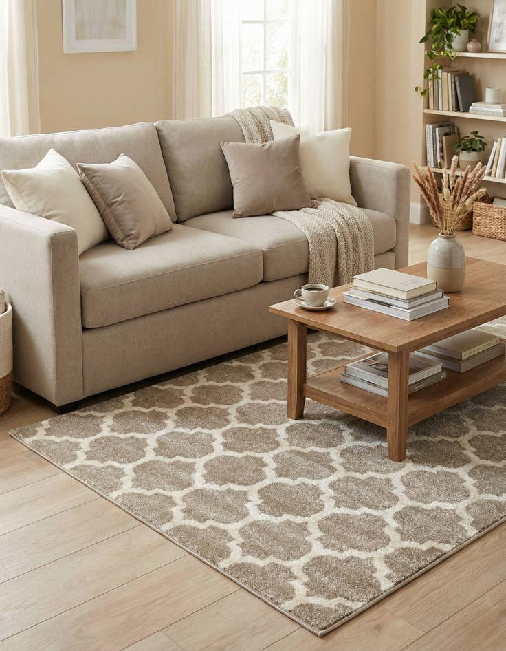 Detail image of  4' x 6' Lattice Rug