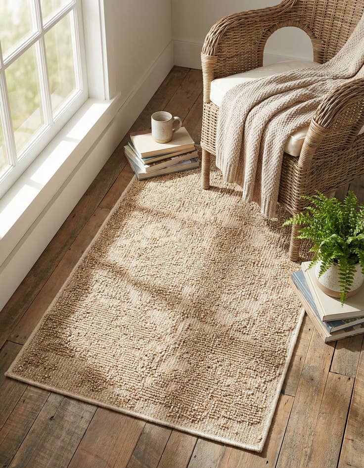 Detail image of 2' x 3' 1 Easy-Clean Traditional Indoor / Outdoor Rug