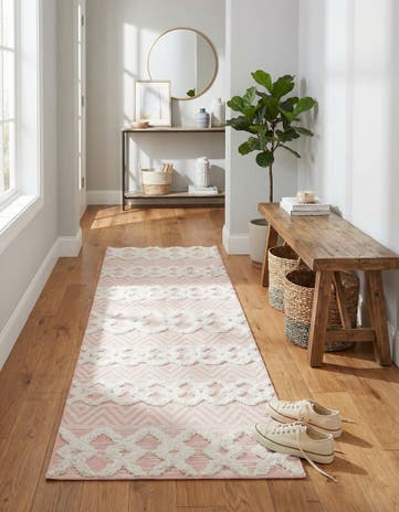 Pink Sabrina Soto Casa Valencia Runner Rug