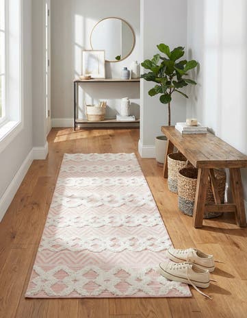 Pink Sabrina Soto Casa Valencia Runner Rug