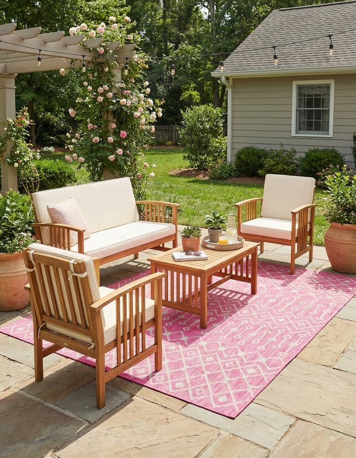 6' x 9' Easy-Clean Lattice Indoor / Outdoo...