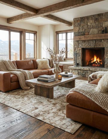 5' x 7' 11 Cowhide - Patchwork Rug