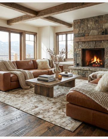 5' x 7' 11 Cowhide - Patchwork Rug