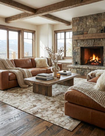 5' x 7' 11 Cowhide - Patchwork Rug