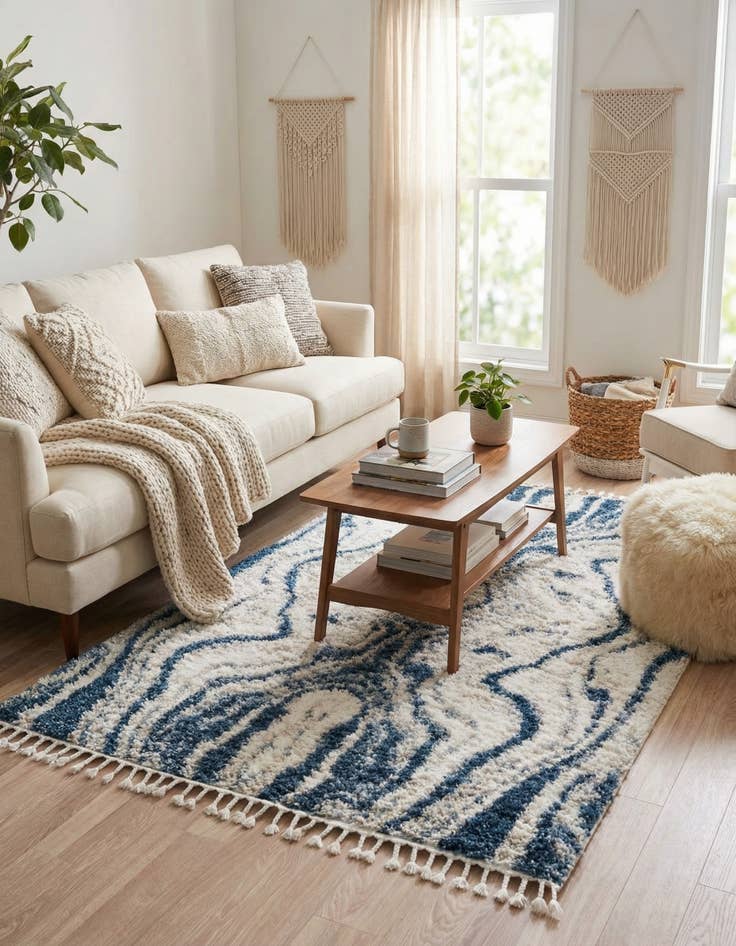 Detail image of 2' 2 x 3' Lagom Shag Rug