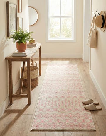 2' x 7' Moroccan Trellis Runner Rug