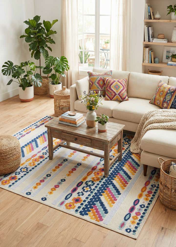 7' 10 x 10' Easy-Clean Aruba Indoor / Outdoor Rug