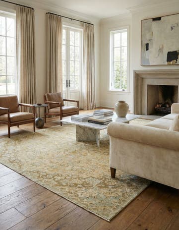 6' 8 x 11' 4 Hand Knotted Ultra Vintage Persian Wool Rug