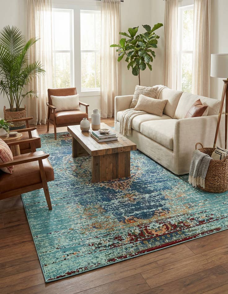 Detail image of 10' 6 x 16' 5  Washable Arte Rug