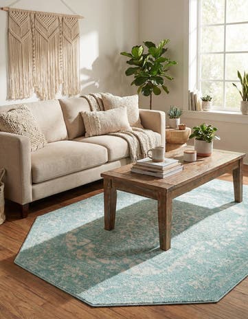 5' 3 x 5' 3 Arlington Octagon Rug