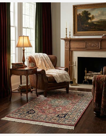 2' 7 x 4' 6 Hand Knotted Bokhara Wool Rug