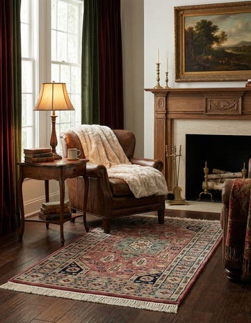 2' 7 x 4' 6 Hand Knotted Bokhara Wool Rug