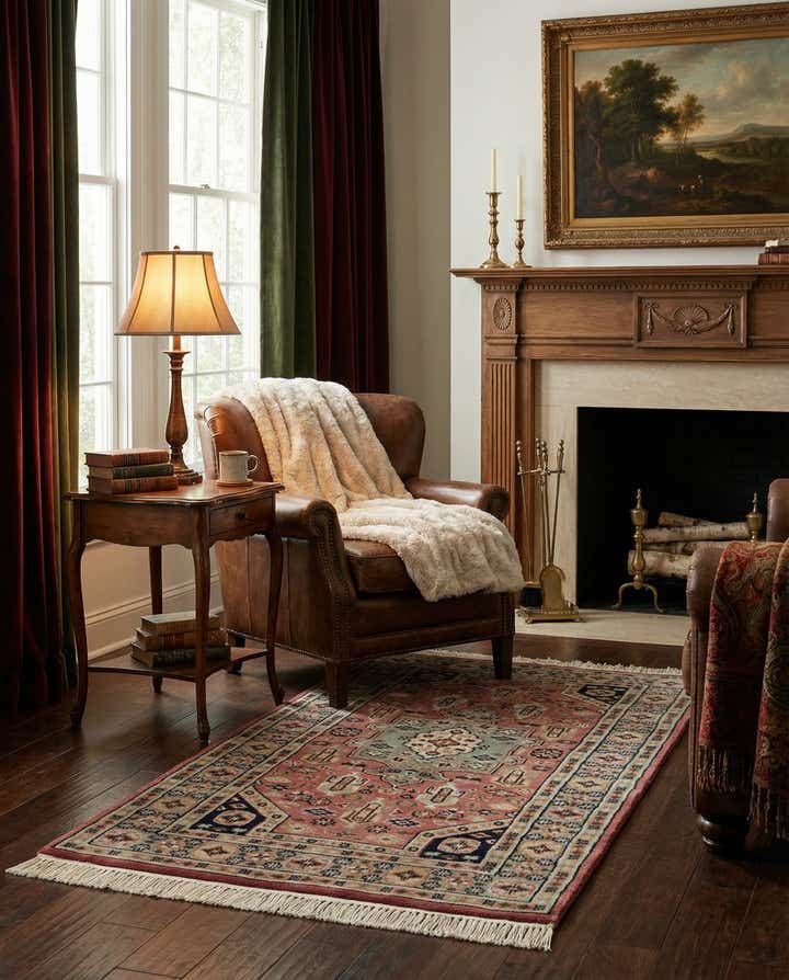 2' 7 x 4' 6 Hand Knotted Bokhara Wool Rug