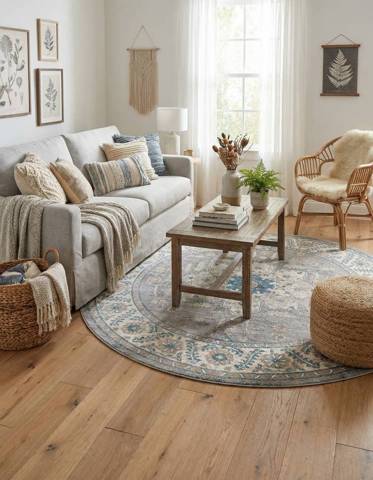 Detail image of 8' x 8' Vienna Round Rug