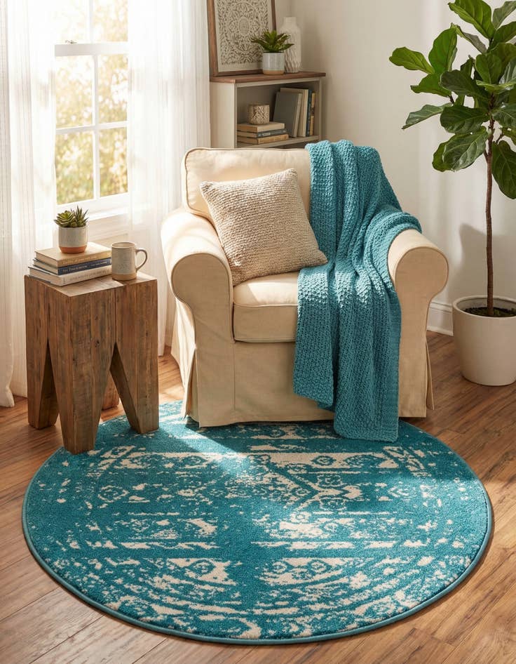 Detail image of  3' x 3' Lennon Round Rug