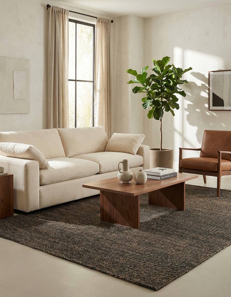 Detail image of 5' 10 x 8' 10 Juma Wool Rug