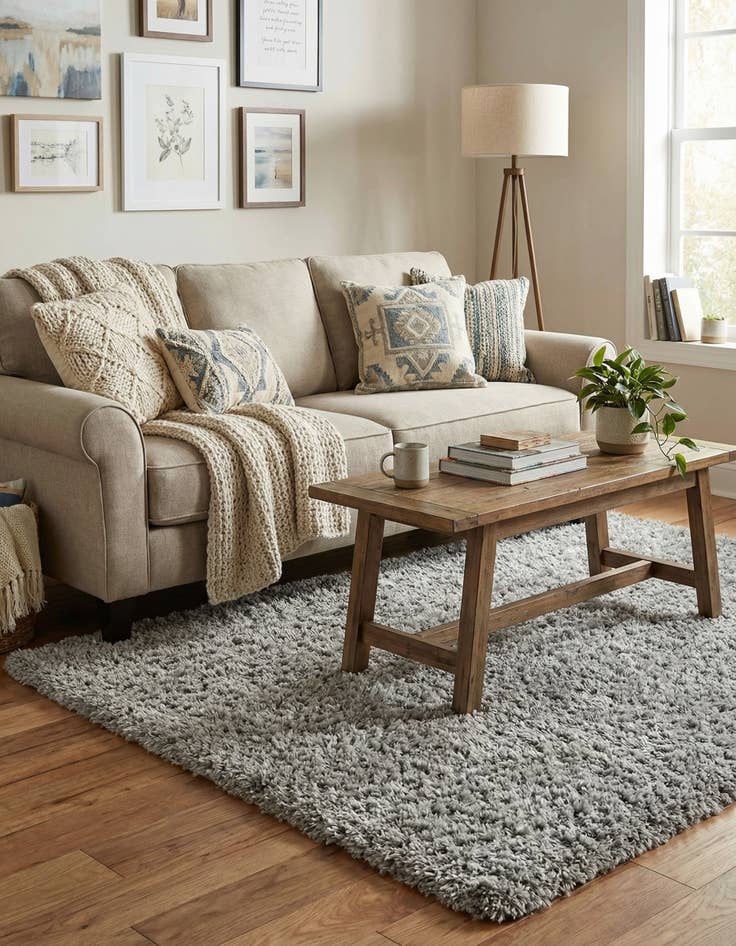 Detail image of  4' x 6' Infinity Shag Rug