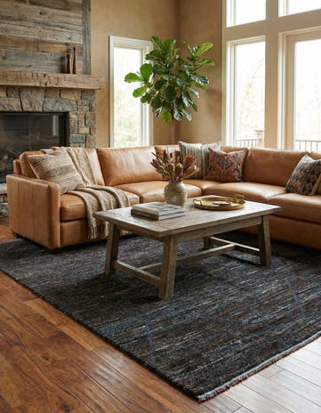 7' 10 x 10' 2 Hand Knotted Moroccan Wool Rug