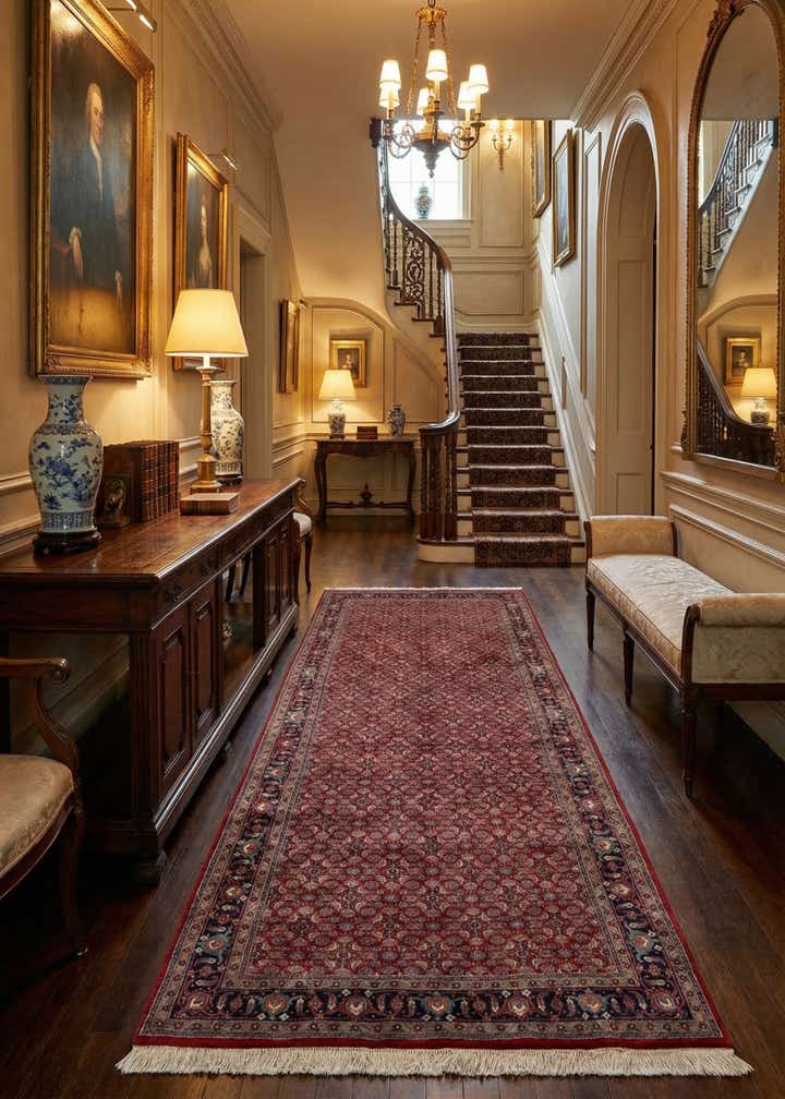 5' 4 x 10' 10 Hand Knotted Bidjar Wool Runner Rug