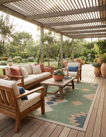7' x 10' Easy-Clean Baja Indoor / Outdoor Rug