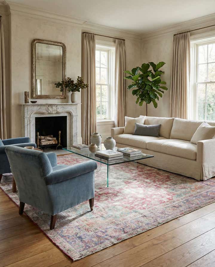 9' 10 x 12' 2 Hand Knotted Ultra Vintage Persian Wool Rug