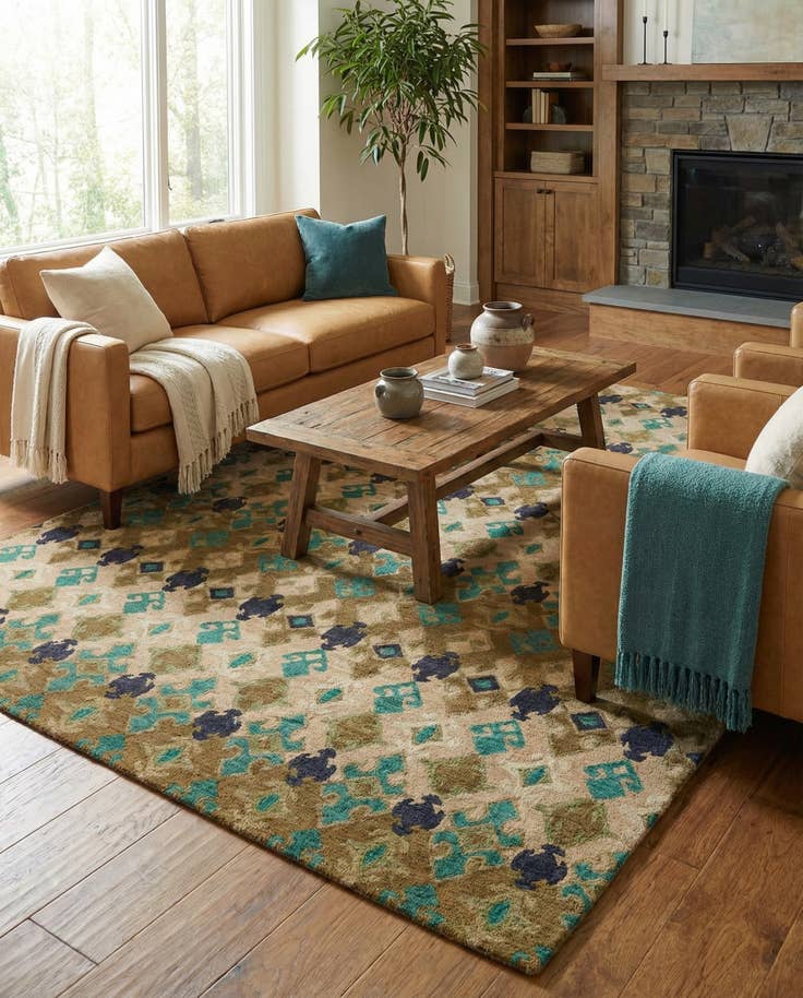 Detail image of 8' x 10' Luna Wool Rug