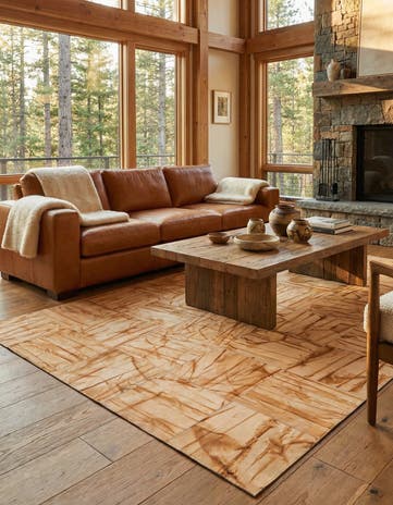 5' x 7' 11 Cowhide - Patchwork Rug