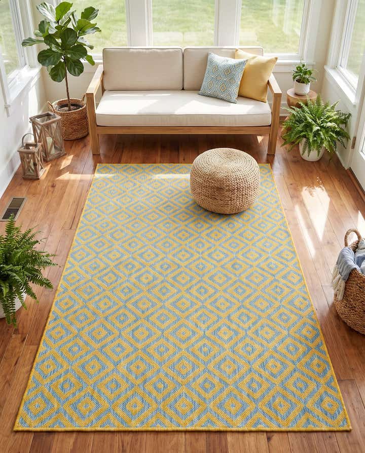 4' x 6' Easy-Clean Jill Zarin Costa Rica Indoor / Outdoor Rug