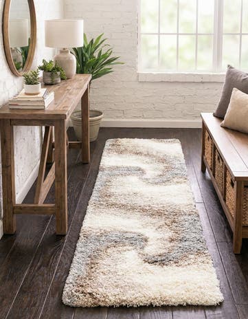 2' x 6' 7 Soft Touch Shag Runner Rug