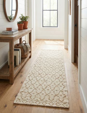 2' 7 x 13' 11 Hand Woven Larsa Jute Runner Rug