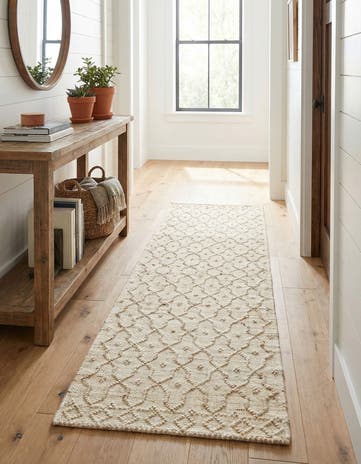 2' 7 x 13' 11 Hand Woven Larsa Jute Runner Rug