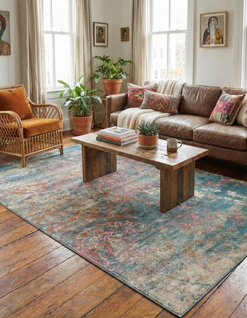 Blue Aria Rug